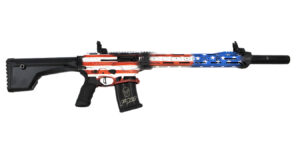 Typhoon Defense F12 Sport 12 Gauge Semi-Automatic Shotgun with American Flag Finish