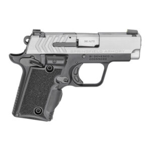 Springfield Armory 911 .380 ACP Semi Auto Pistol 2.7" Barrel 7 Rounds Bitone Finish G10 Viridian Green Laser Grips