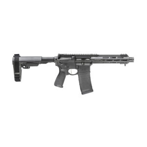 Springfield Armory SAINT Victor .223/5.56 NATO AR-15 Semi Auto Pistol 7.5" Barrel 30 Rounds With SB Tactical SBA3 Pistol Brace Black