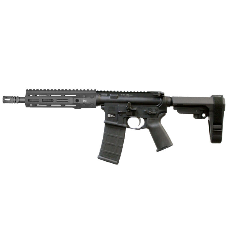 2-lwicdip5b10sba3ml LWRC IC-DI 5.56 NATO Semi Auto Pistol 10.5" Barrel 30 Round M-LOK Free Float Rail SBA3 Pistol Brace Matte Black
